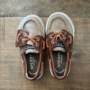 Sperry Brown Sneakers with Moccasin-Style and Leather Laces